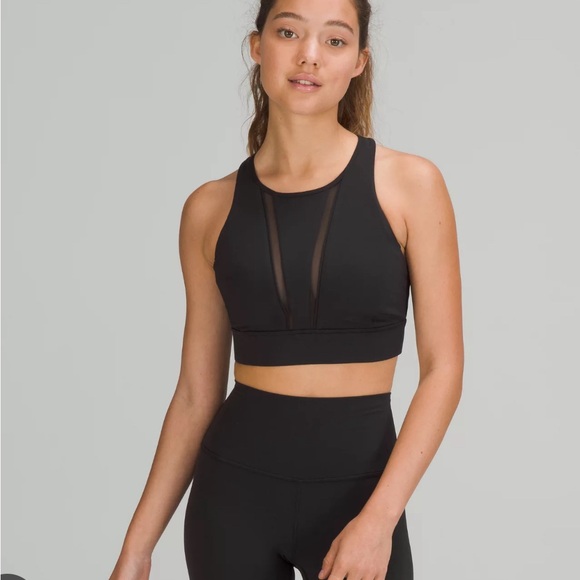 Nulu mesh high neck racerback bra C/D cup - Picture 1 of 4